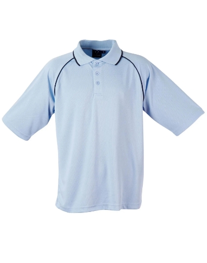 Picture of Winning Spirit, Mens Cooldry Raglan S/S Polo